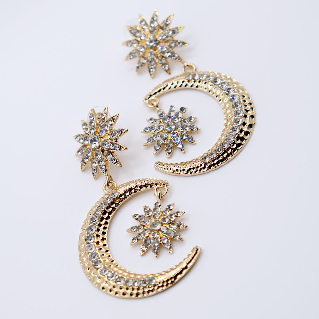 Half Moon Crescent Earrings