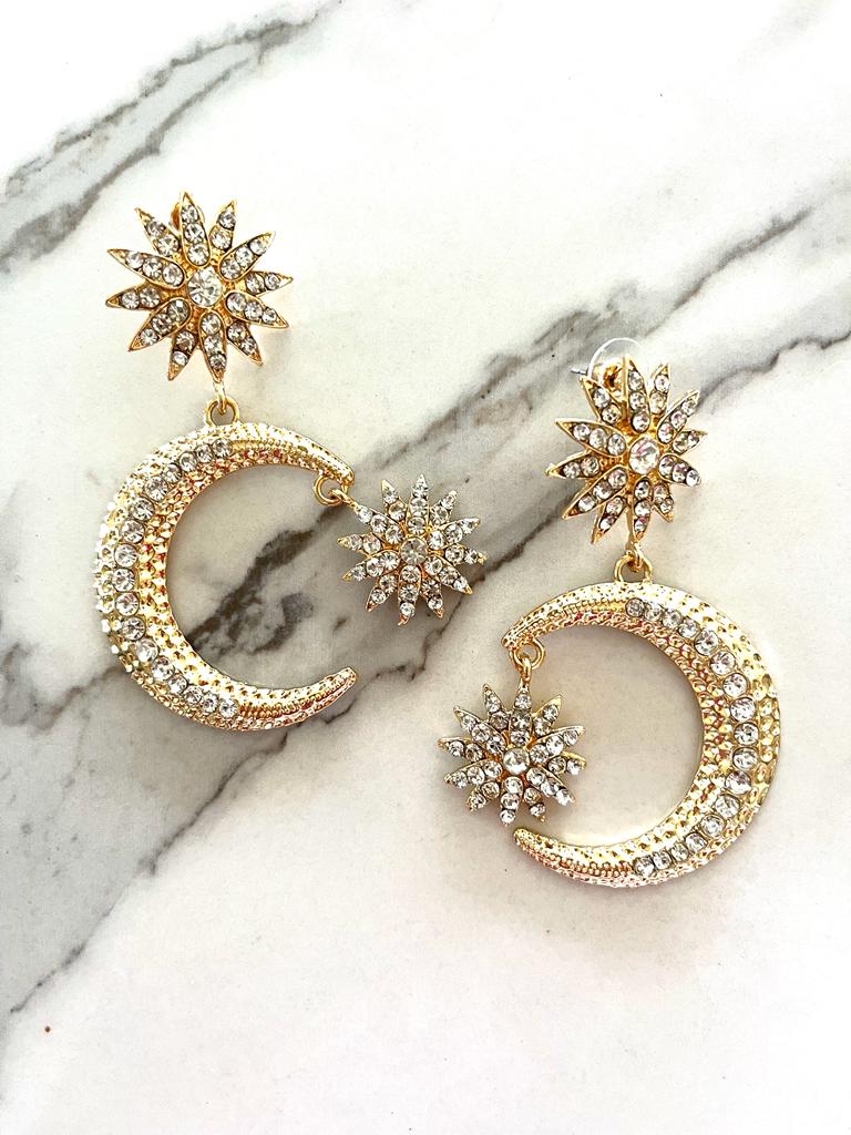 Half Moon Crescent Earrings
