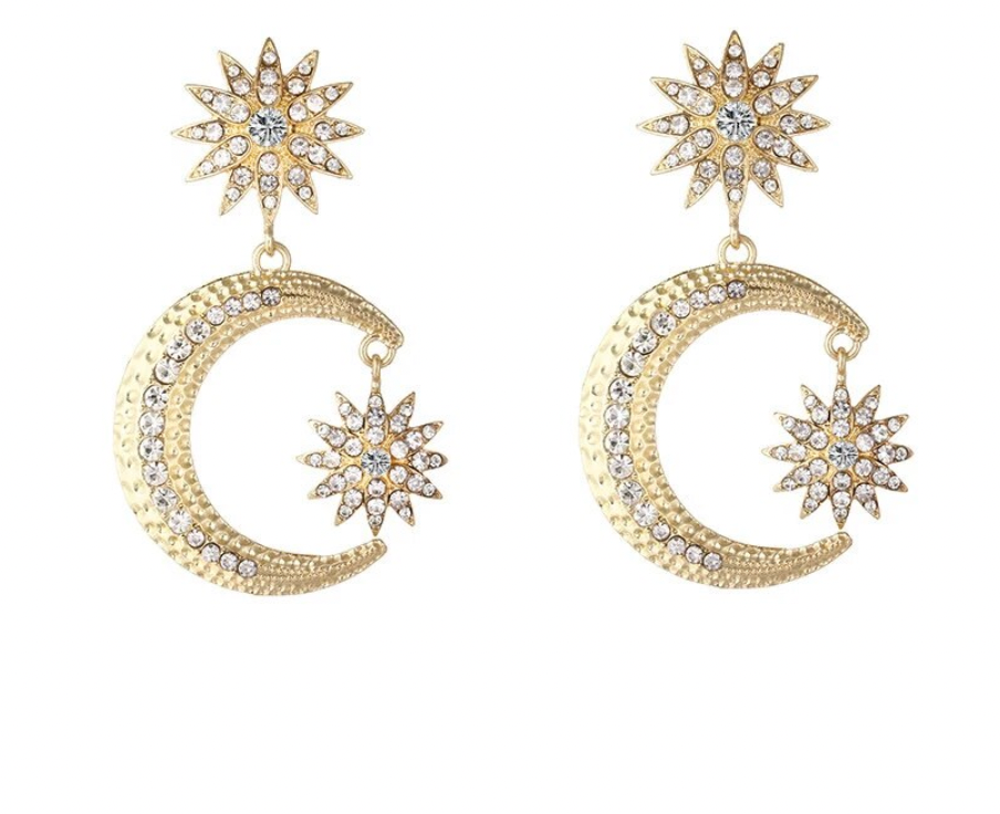 Half Moon Crescent Earrings